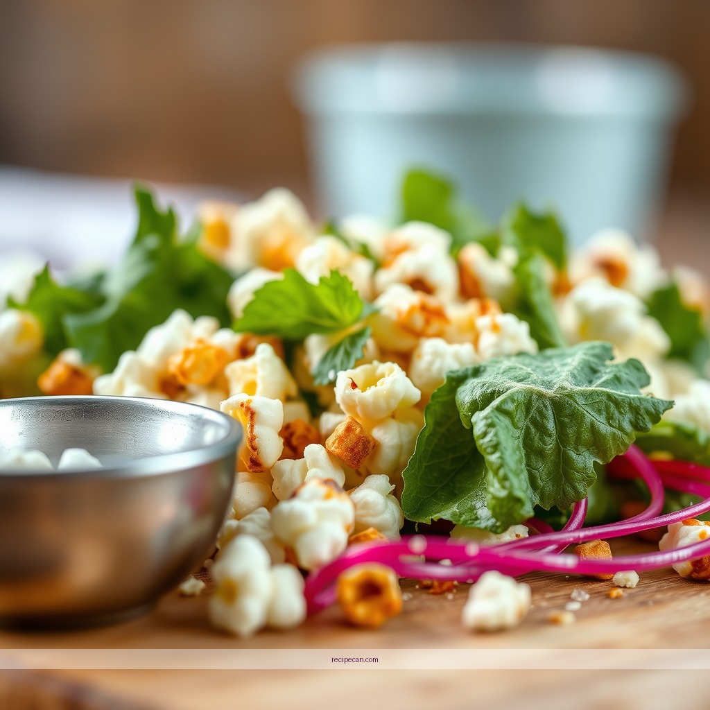Ingredients - recipe popcorn salad