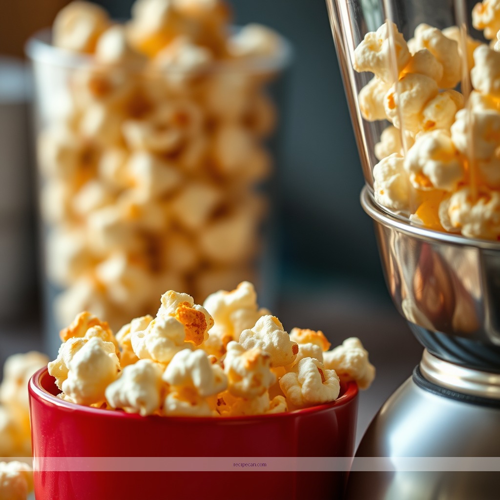 Ingredients - simple caramel popcorn recipe