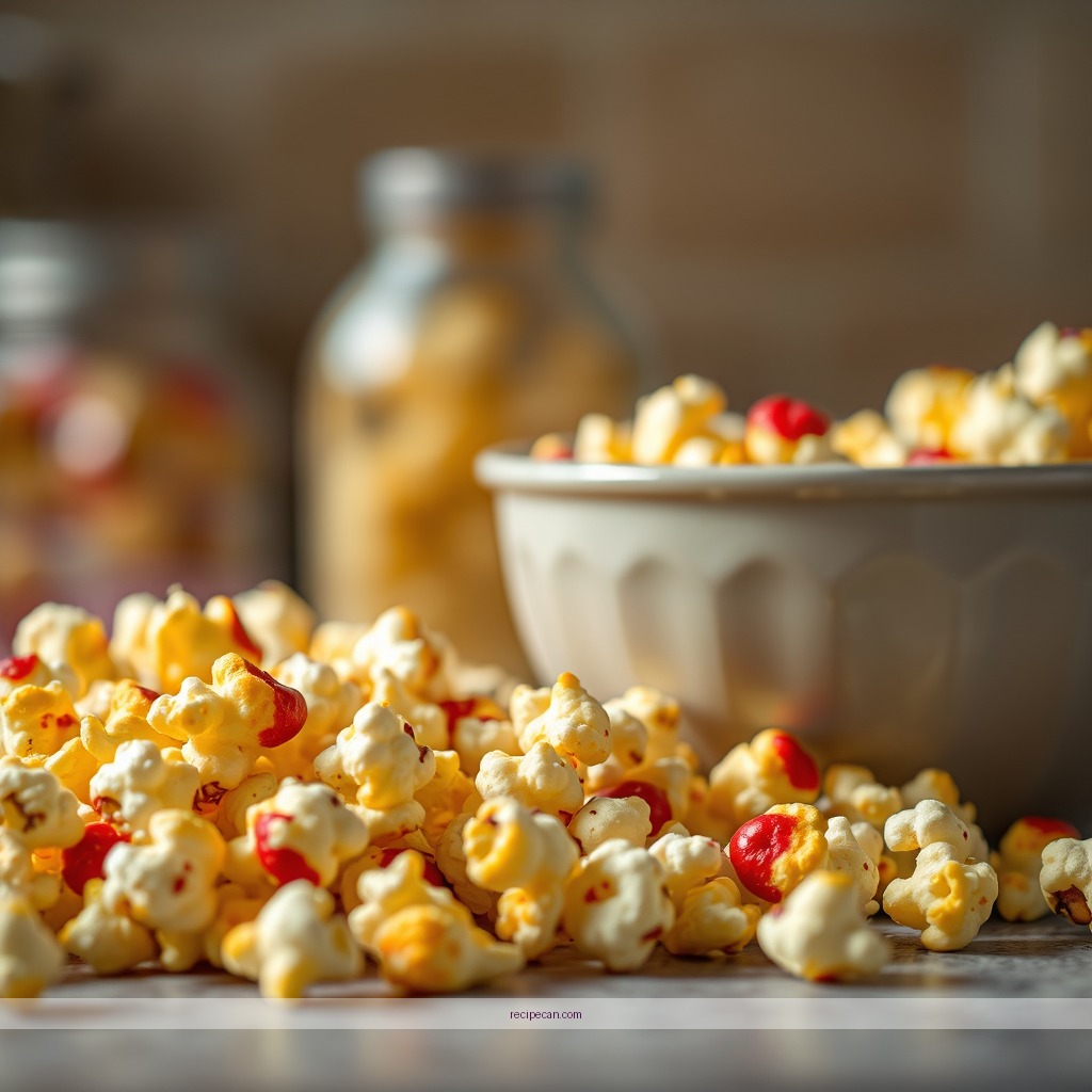 Ingredients - cracker jack popcorn recipe