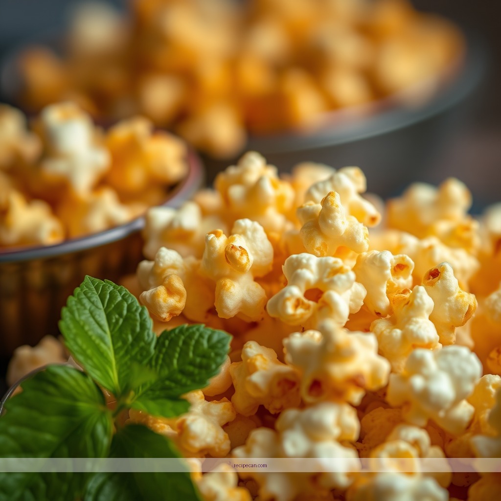 Ingredients - crunchy caramel popcorn recipe