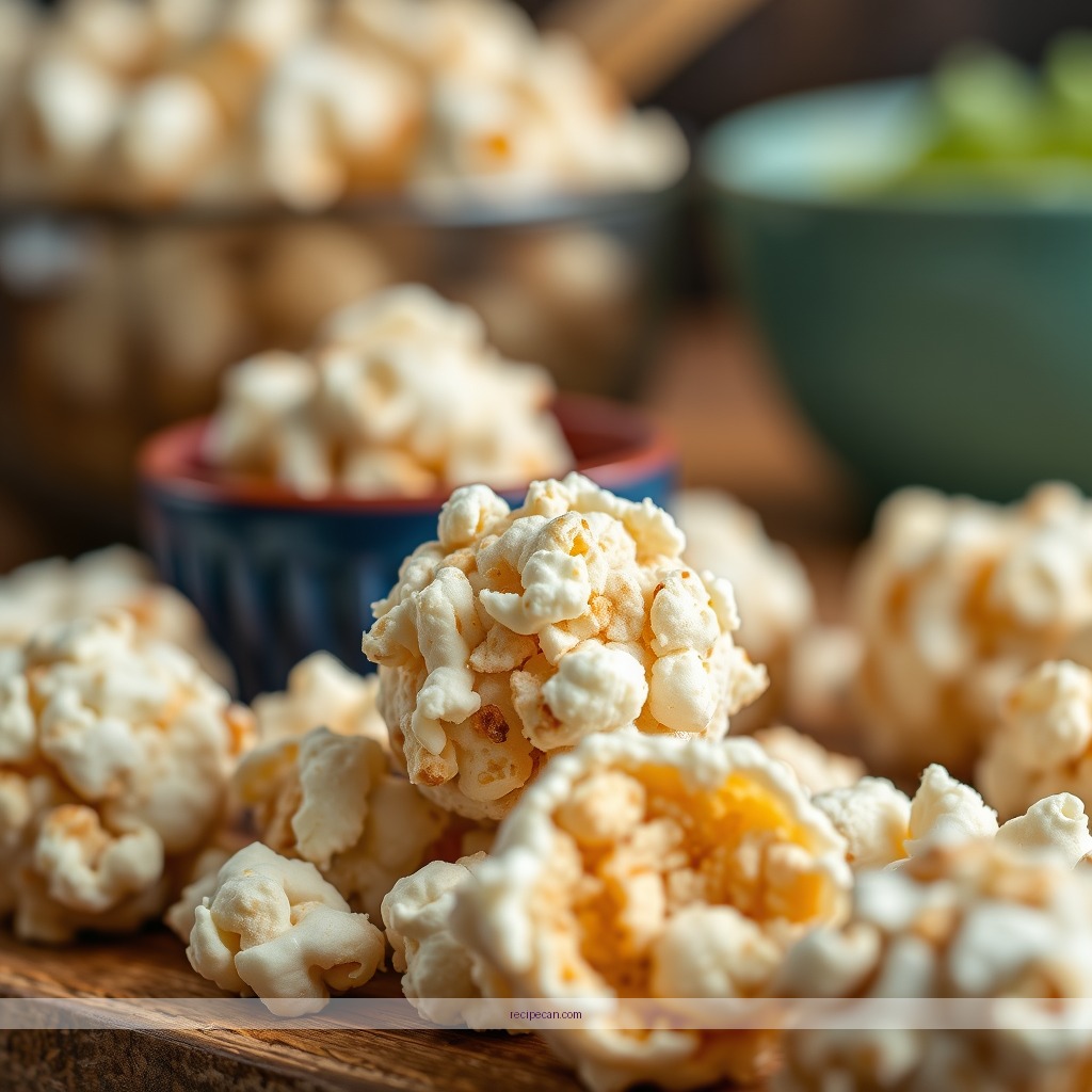 Ingredients - easy popcorn balls recipe