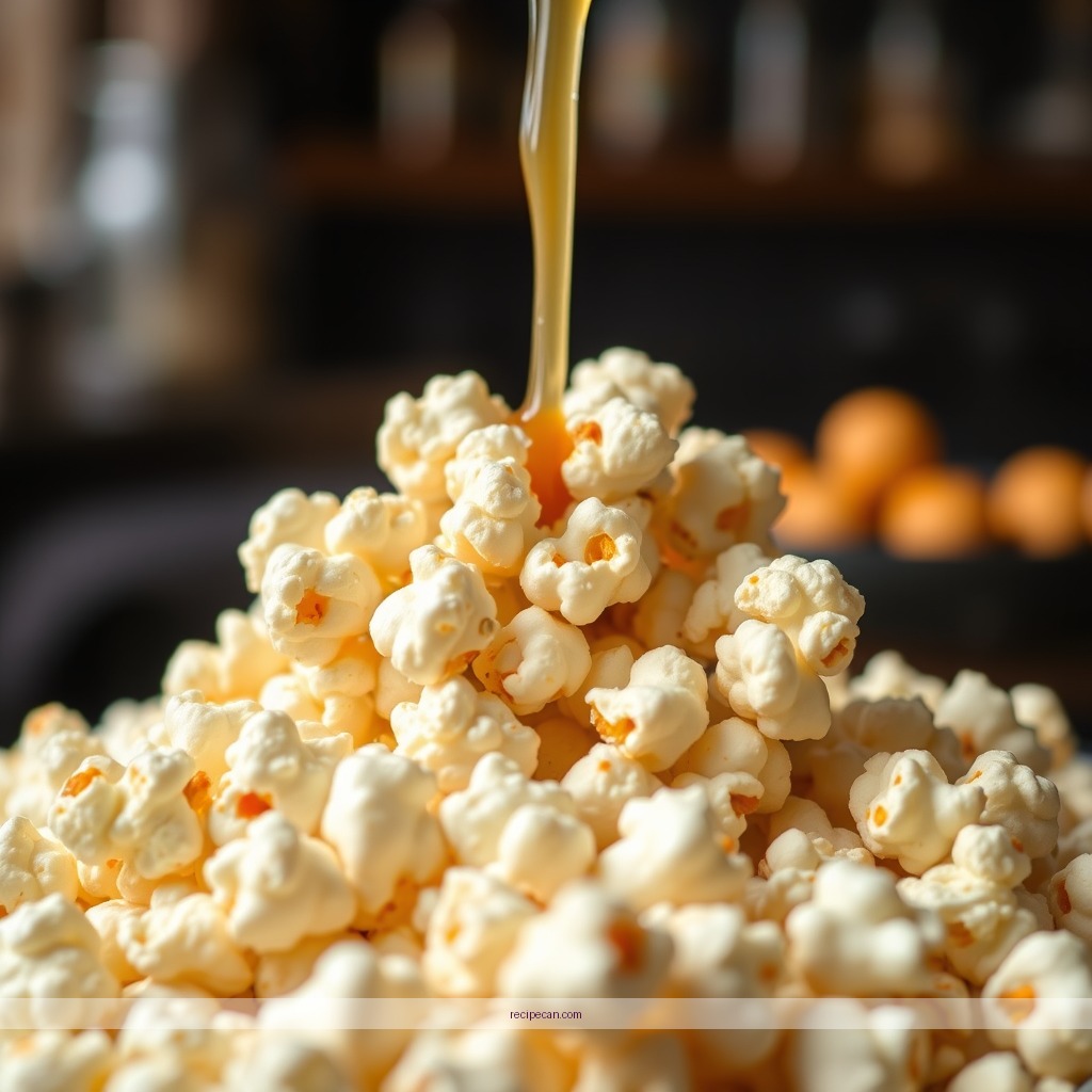 Ingredients - gooey caramel popcorn recipe