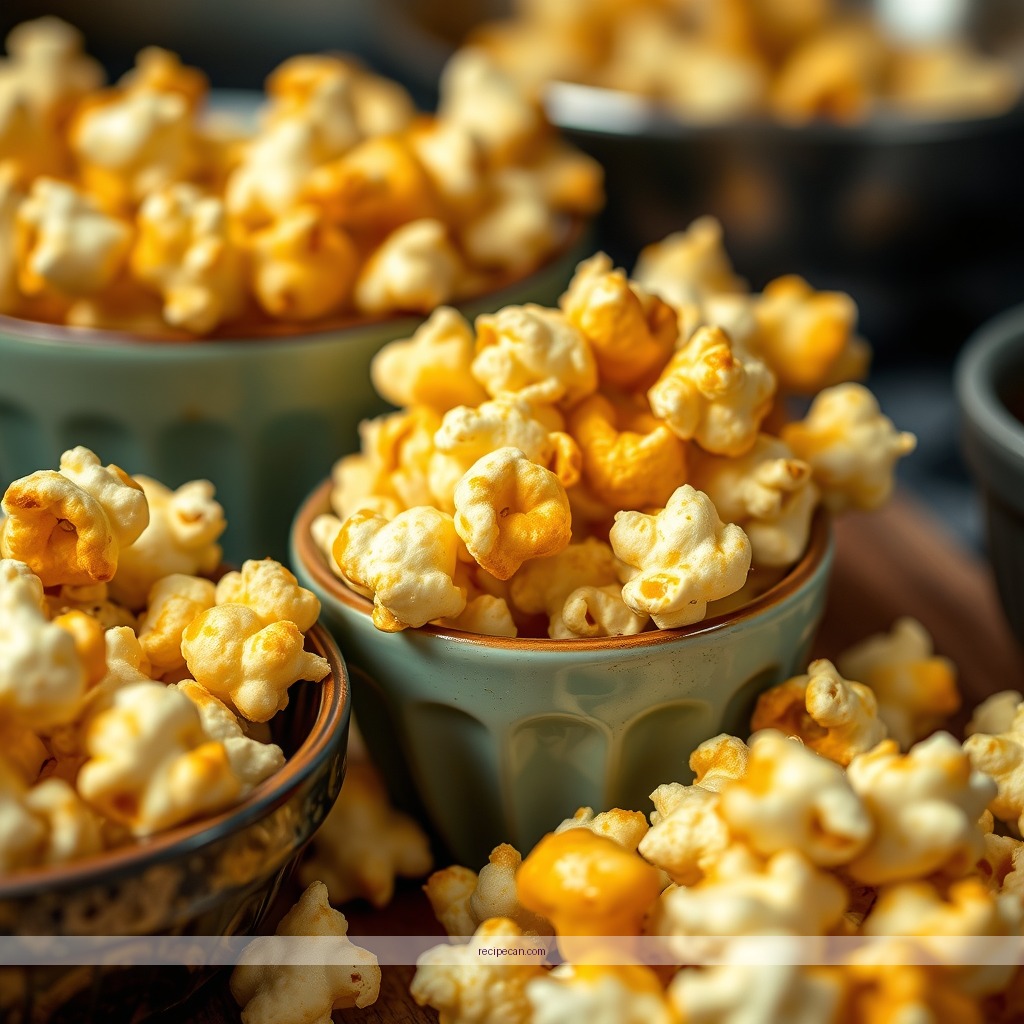 Ingredients - homemade caramel popcorn recipes