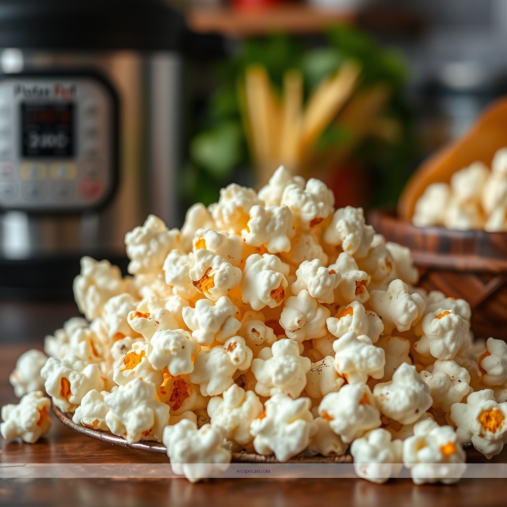 Ingredients - instant pot popcorn recipe