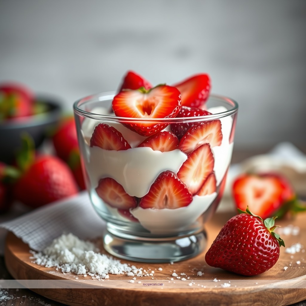 Ingredients - strawberry trifle recipe