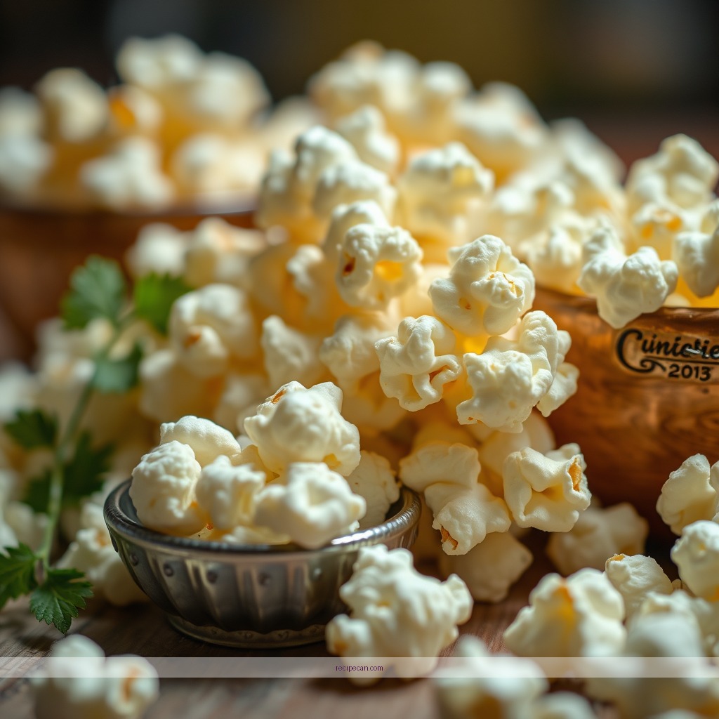 Ingredients - homemade popcorn recipe