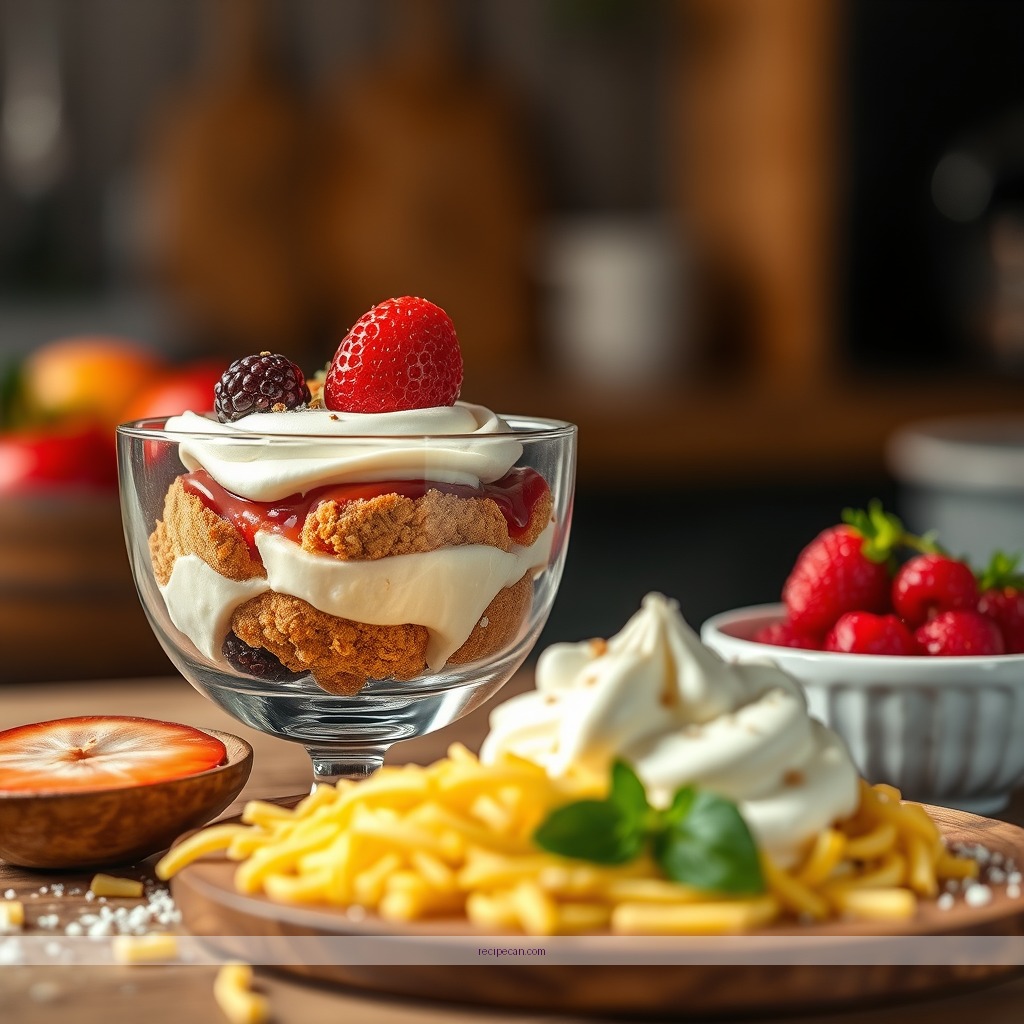 Ingredients - trifle dessert recipe