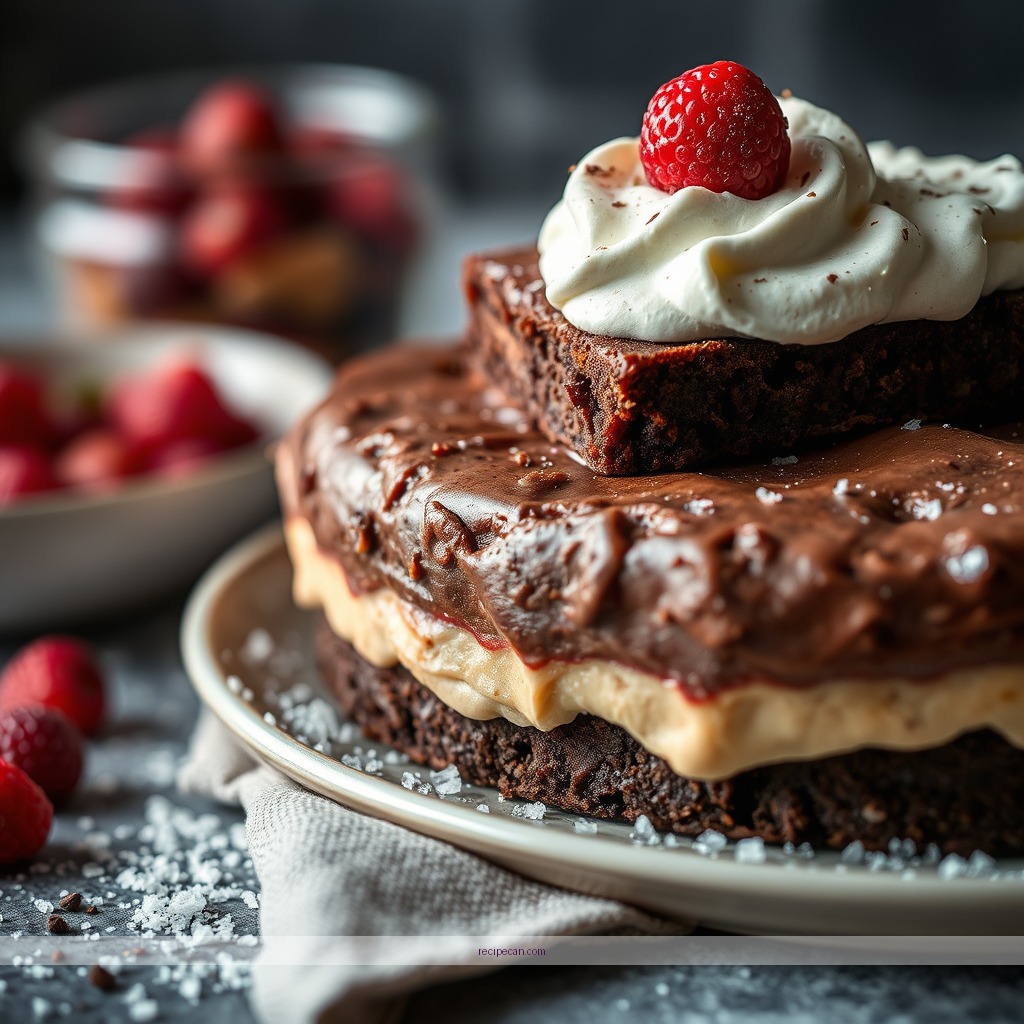 Ingredients - brownie trifle recipe