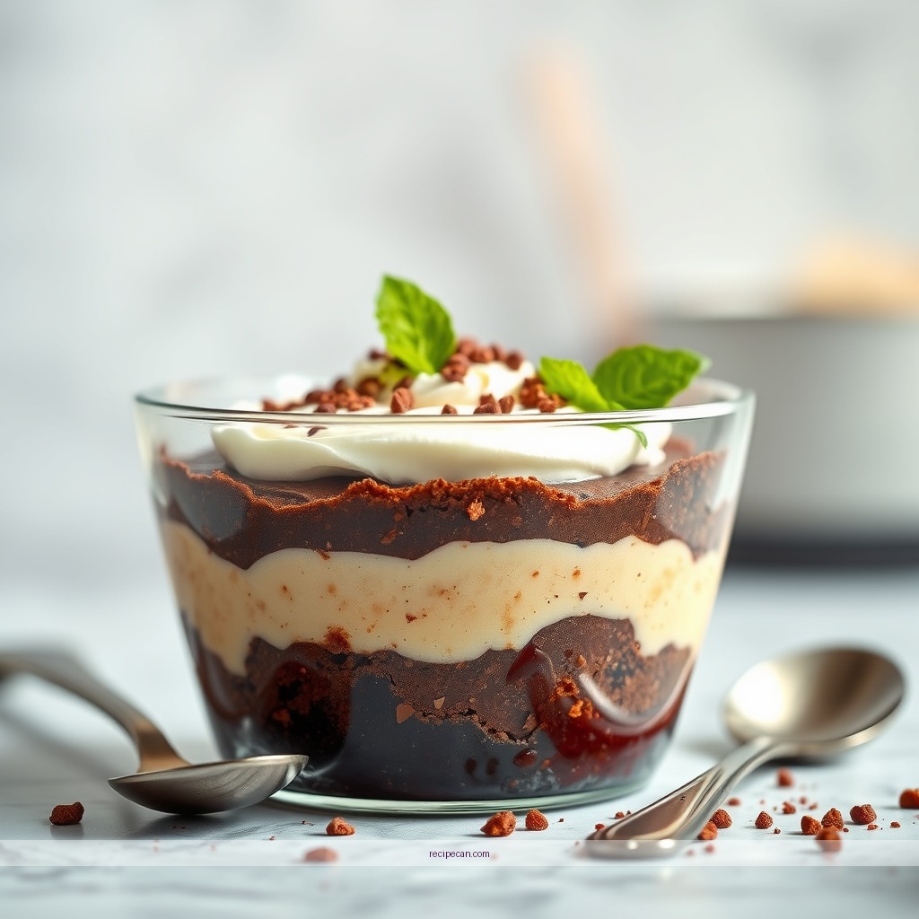 Ingredients - brownie trifle dessert recipe