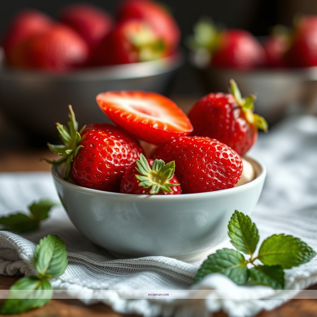 Ingredients - recipe for strawberry trifle dessert
