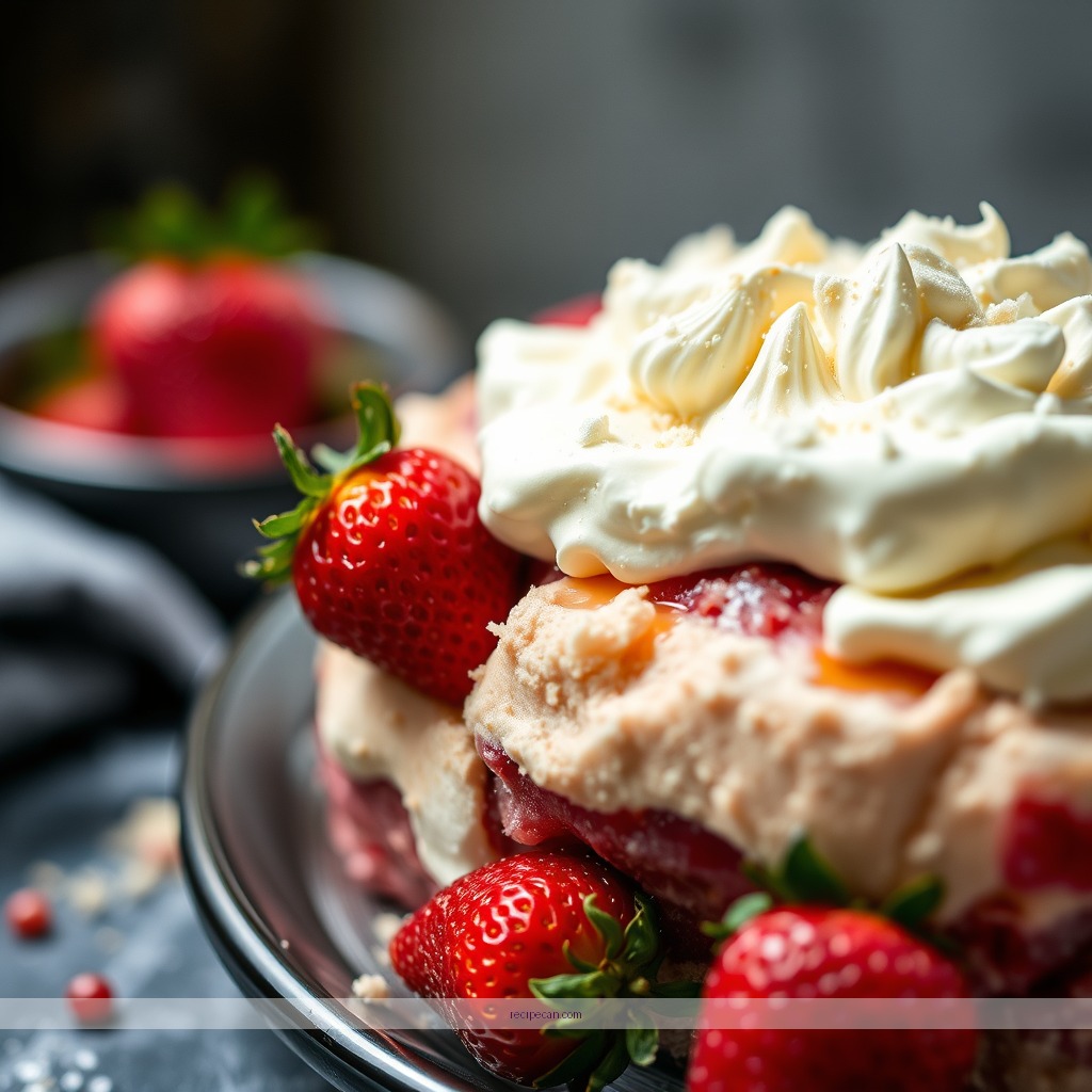 Ingredients - recipe for strawberry shortcake trifle