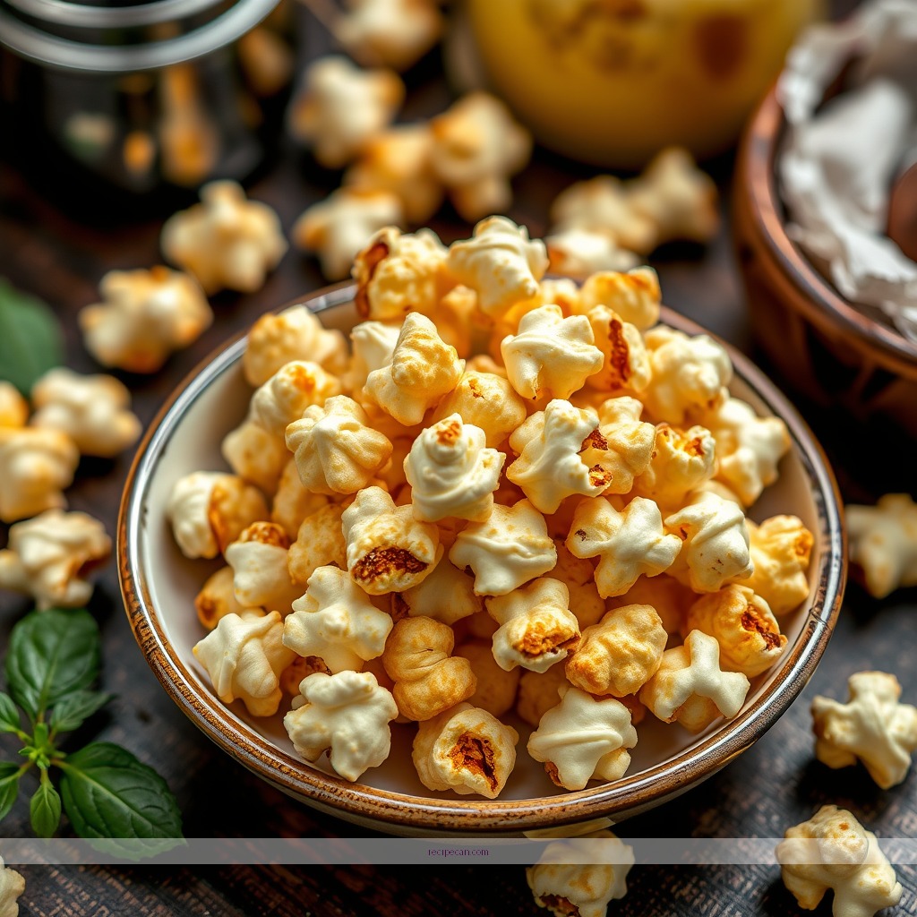 Ingredients - carmel popcorn recipe