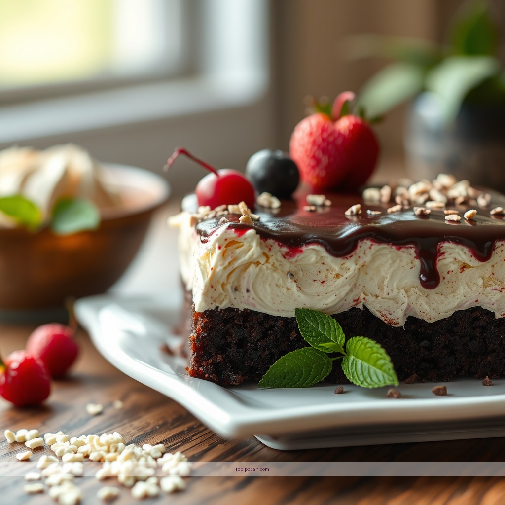 Ingredients - black forest cake trifle recipe