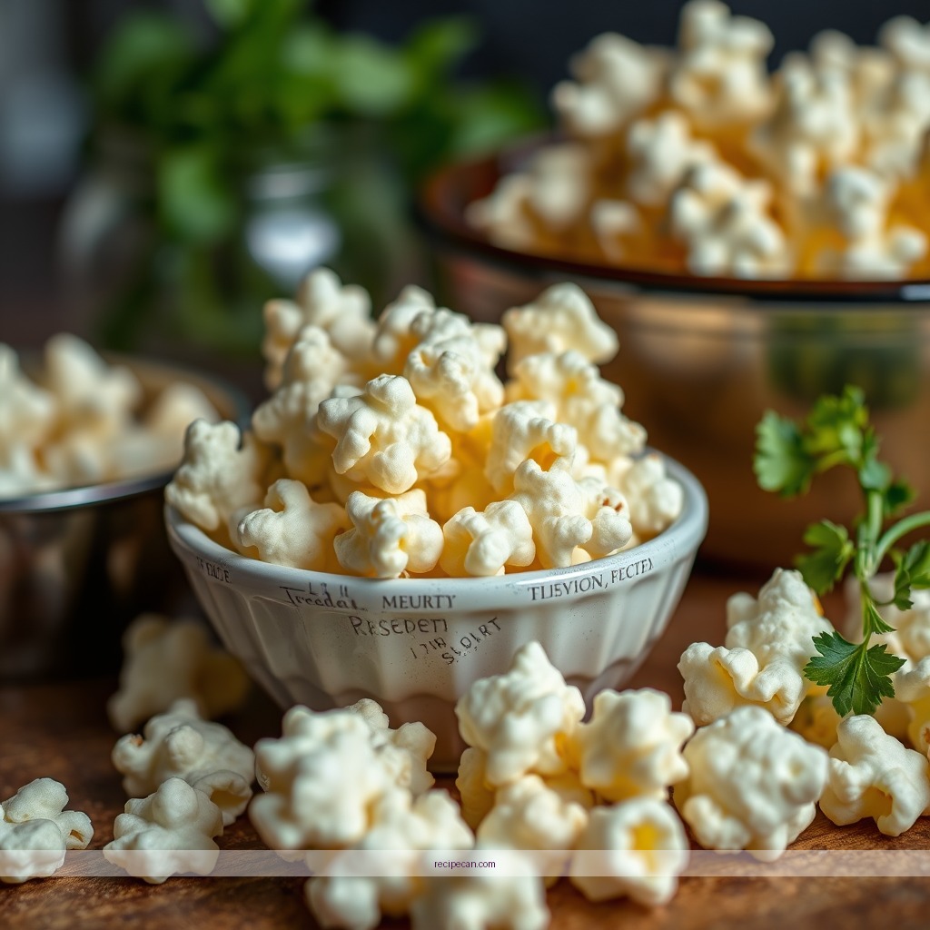 Ingredients - cheese popcorn recipe