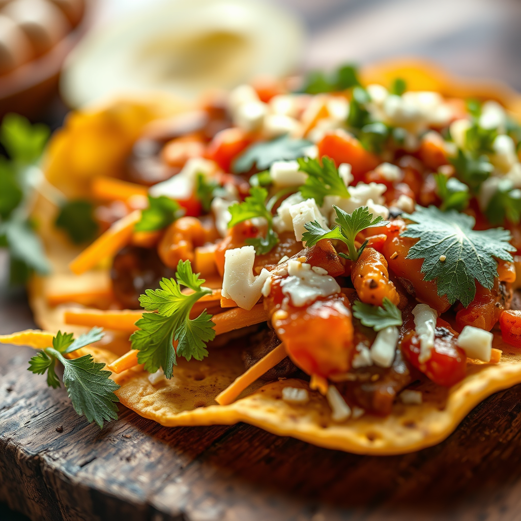 Ingredients - nachos recipe vegetarian