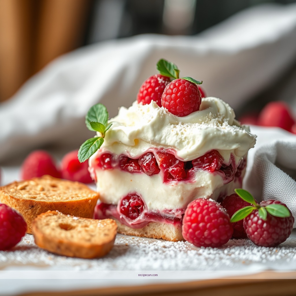 Ingredients - raspberry trifle recipe
