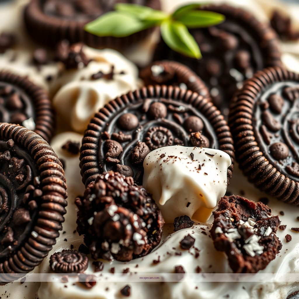 Ingredients - oreo trifle dessert recipe