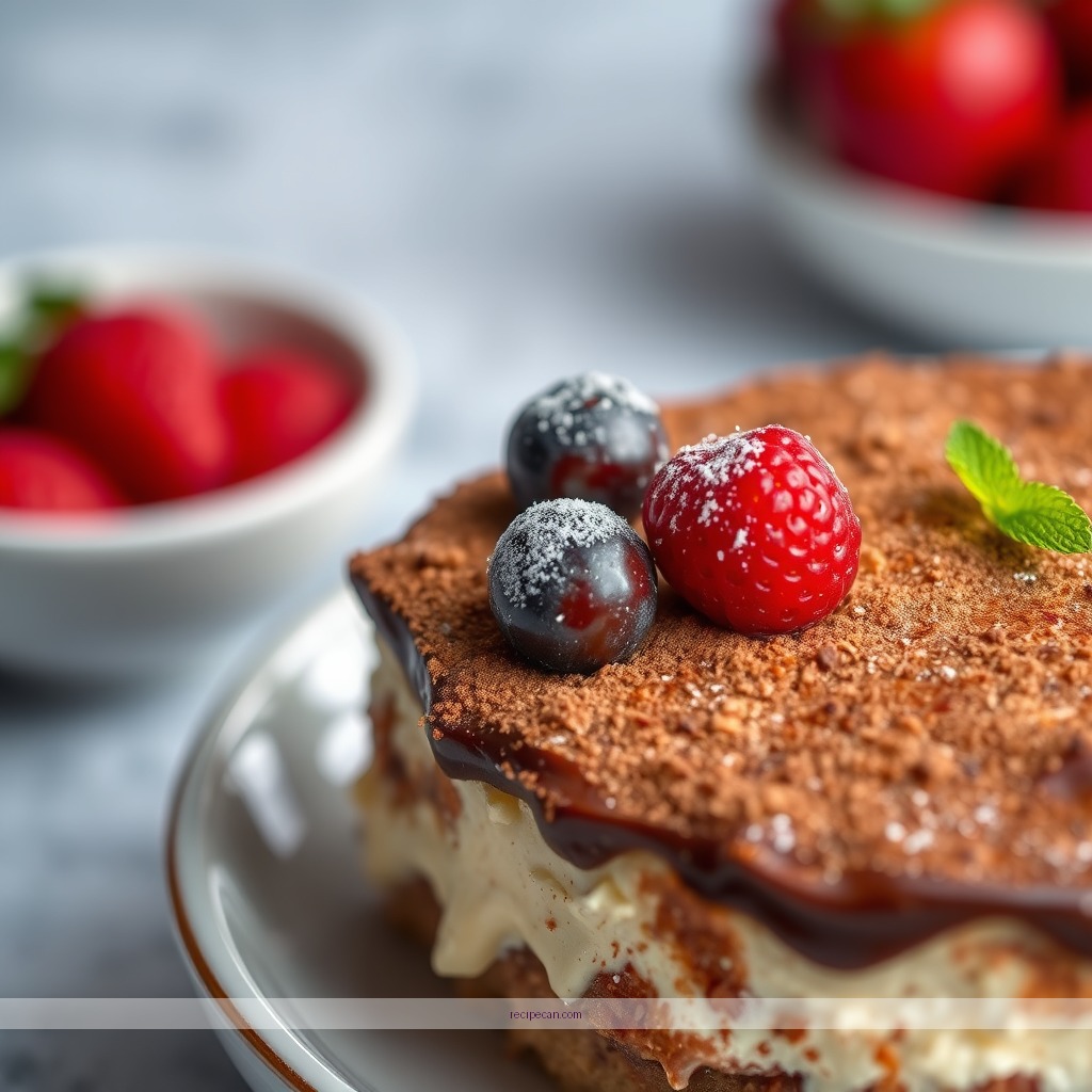 Ingredients - trifle tiramisu dessert recipe