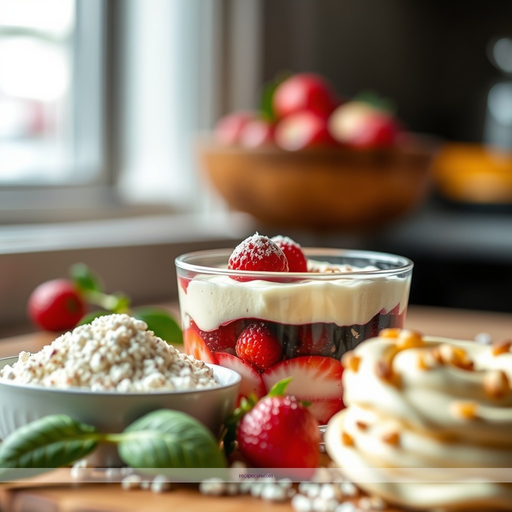 Ingredients - holiday trifle dessert recipes