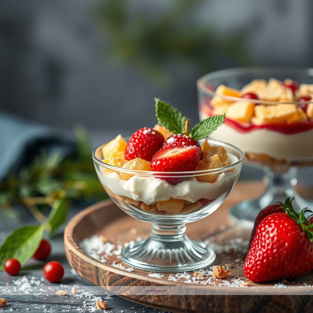 Ingredients - holiday trifle recipes
