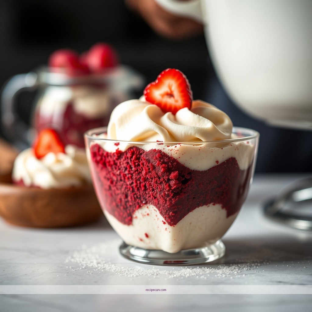 Ingredients - red velvet trifle recipe