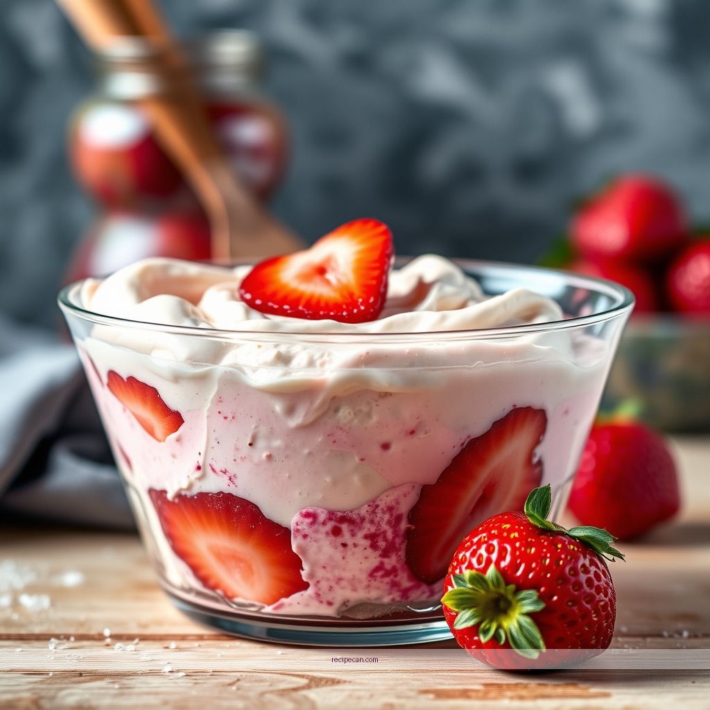Ingredients - strawberry cream cheese trifle recipe