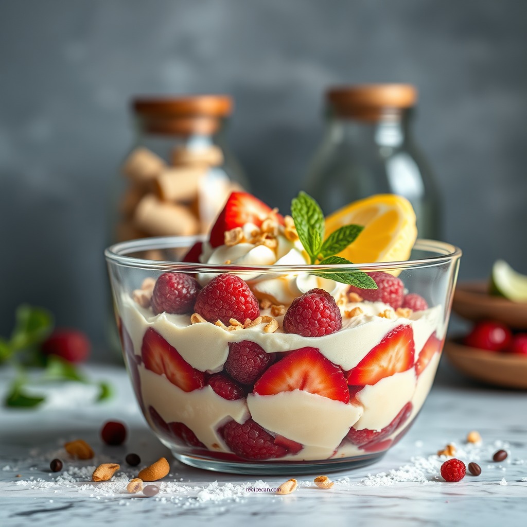 Ingredients - basic trifle recipe