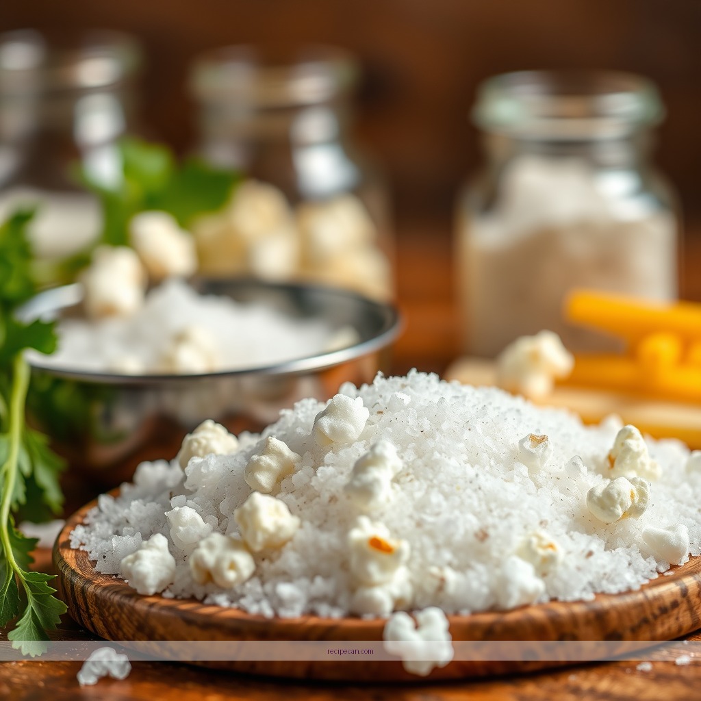 Ingredients - popcorn salt recipe