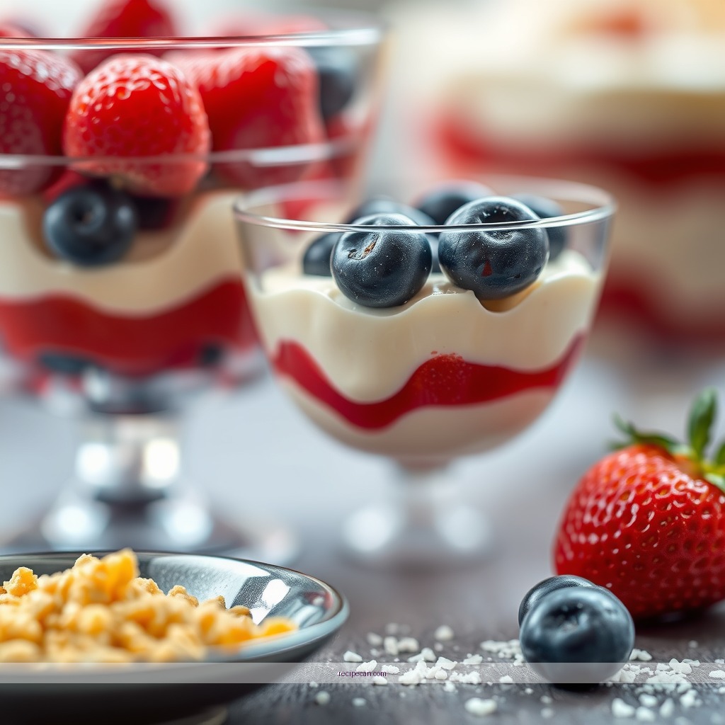 Ingredients - fourth of july trifle dessert recipes