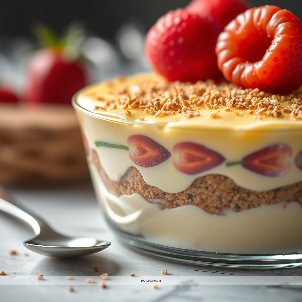 Ingredients - individual trifle recipes