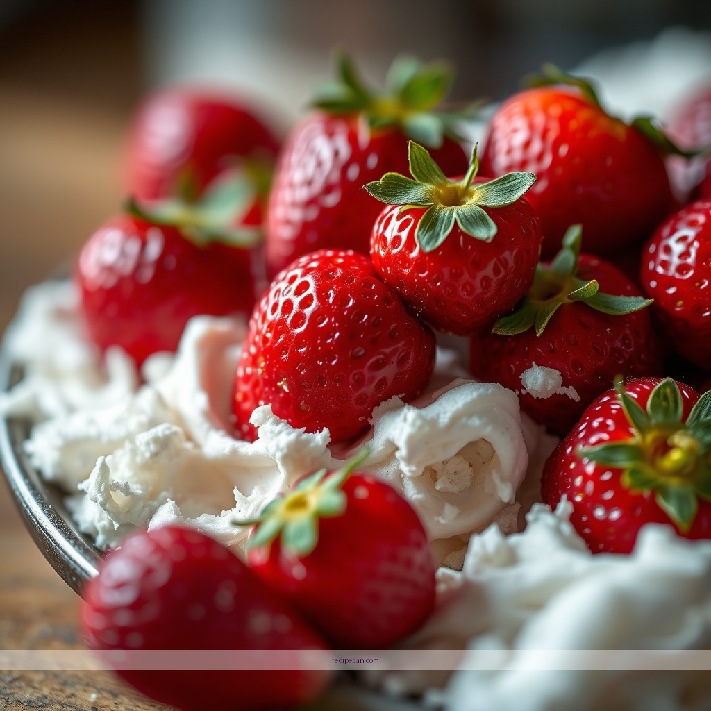 Ingredients - simple strawberry trifle recipe