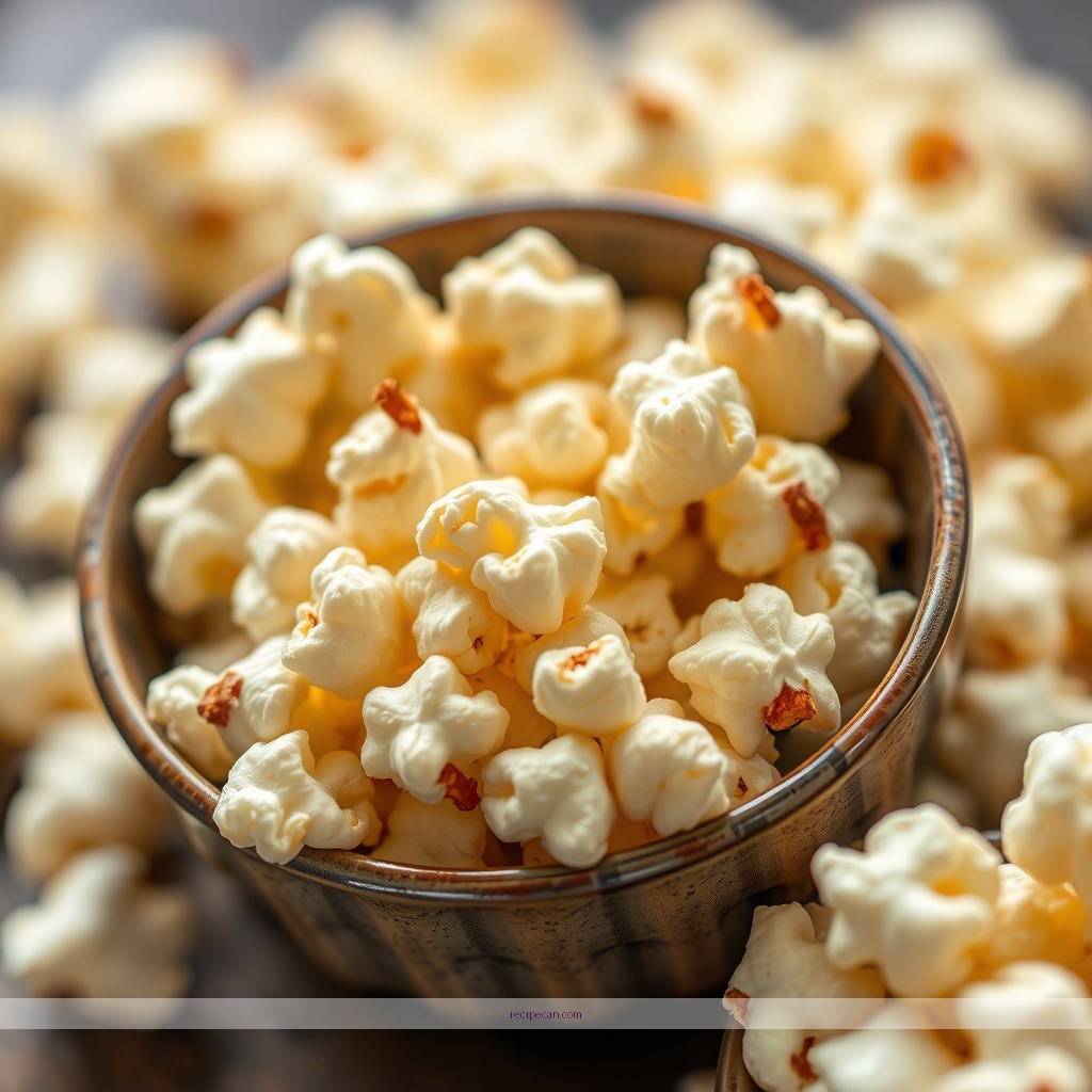 Ingredients - recipe of popcorn