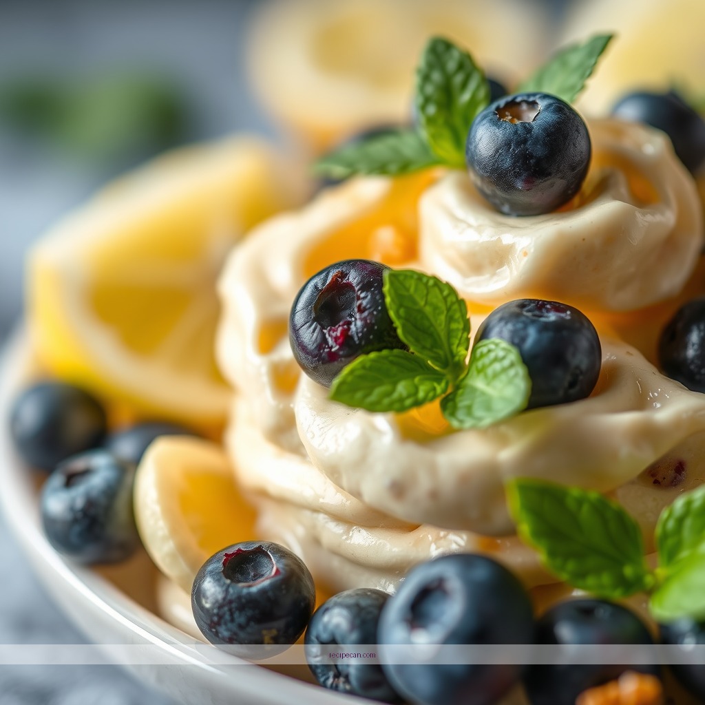 Ingredients - blueberry lemon trifle recipe