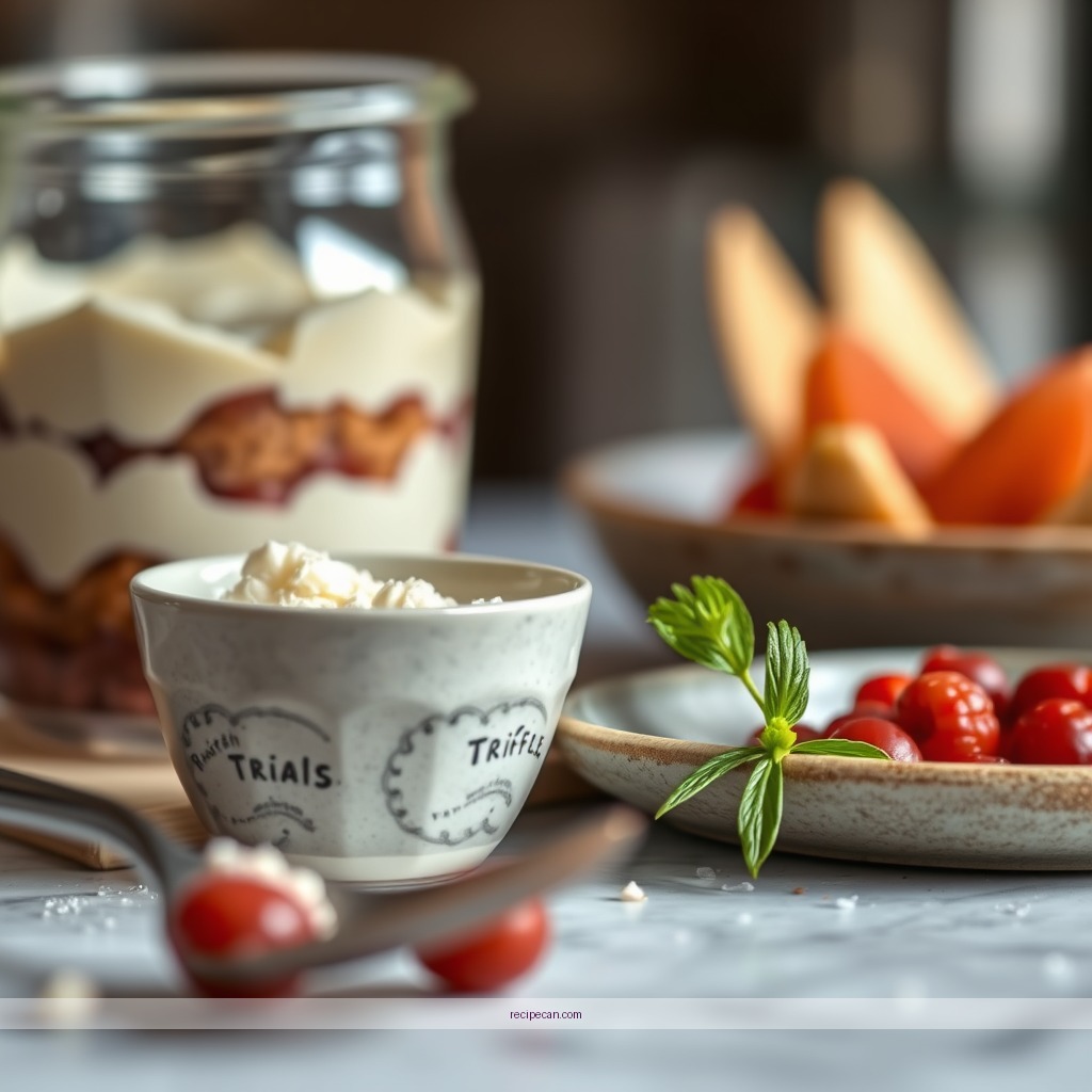 Ingredients - british trifle recipe