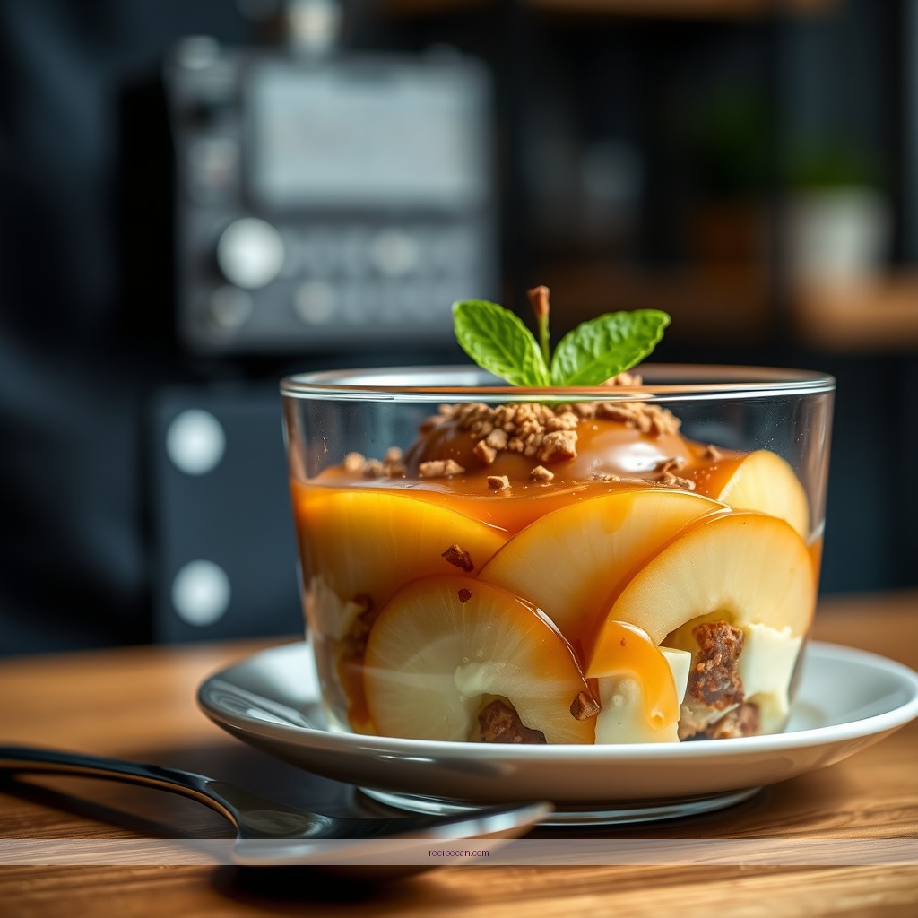 Ingredients - caramel apple trifle recipe