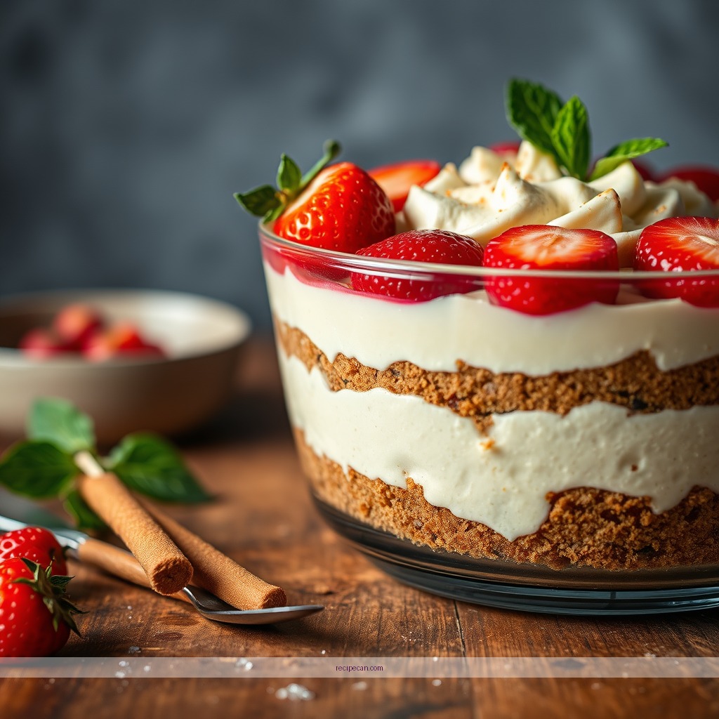 Ingredients - cheesecake trifle dessert recipes