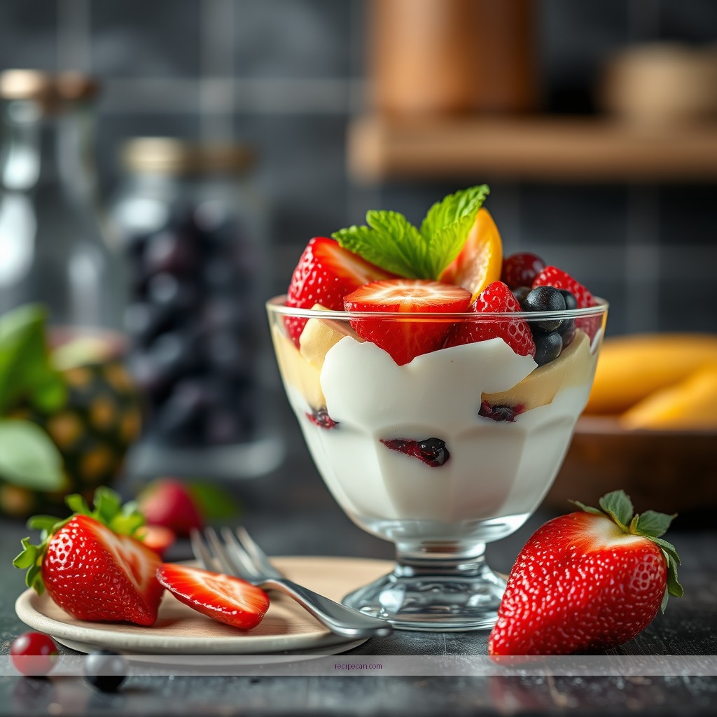 Ingredients - easy fruit trifle dessert recipes
