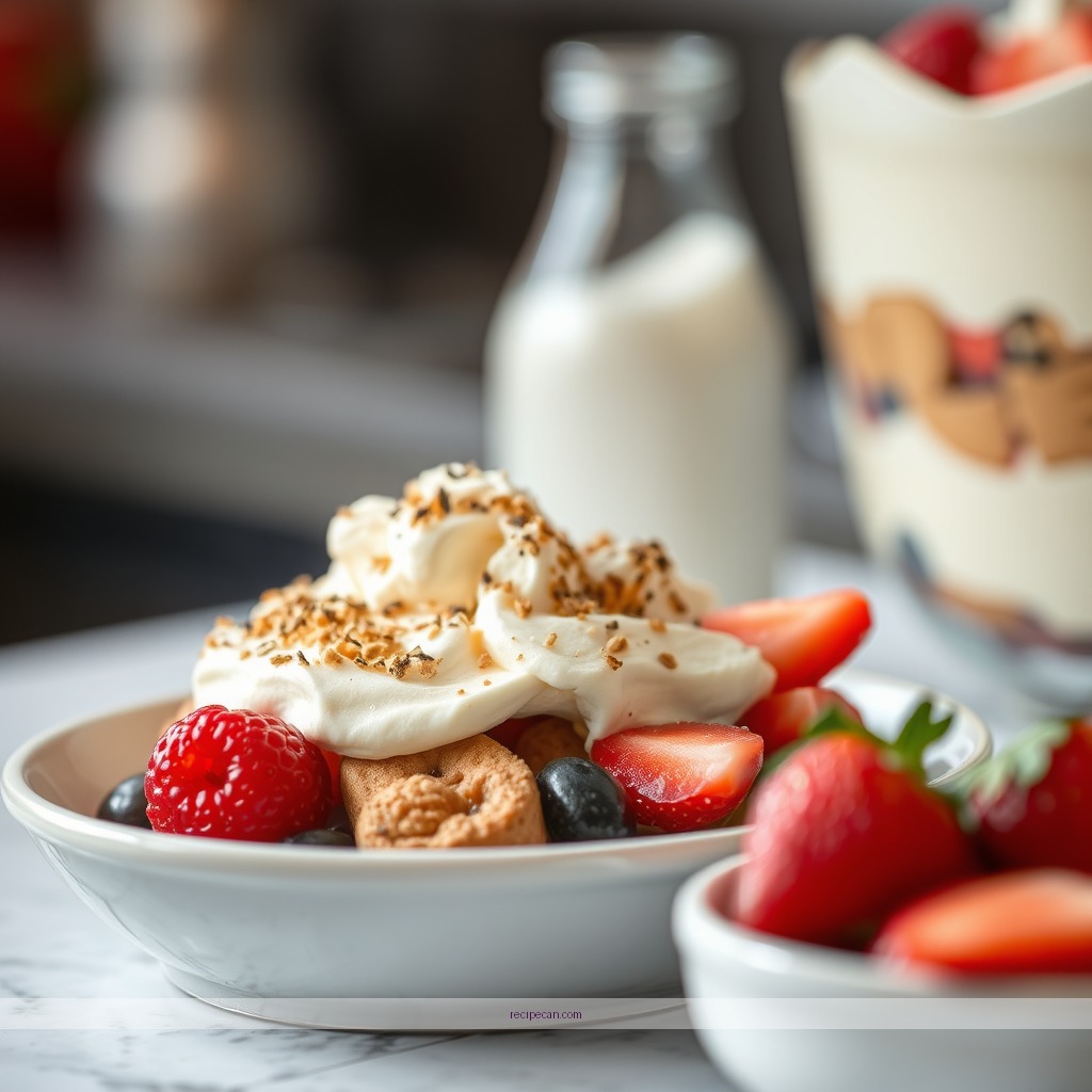 Ingredients - fourth july trifle recipe