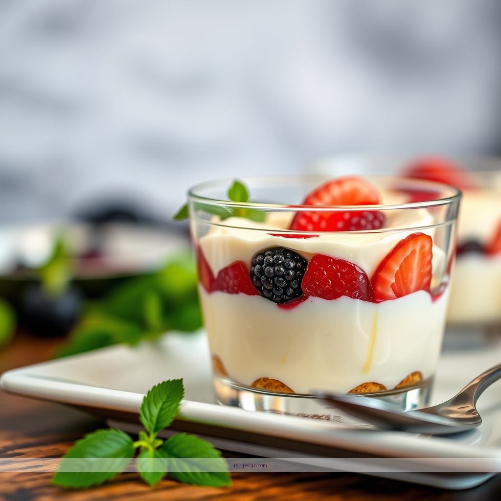 Ingredients - individual trifle dessert recipes