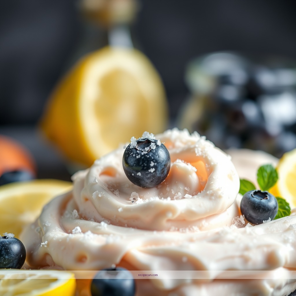 Ingredients - lemon blueberry trifle recipe