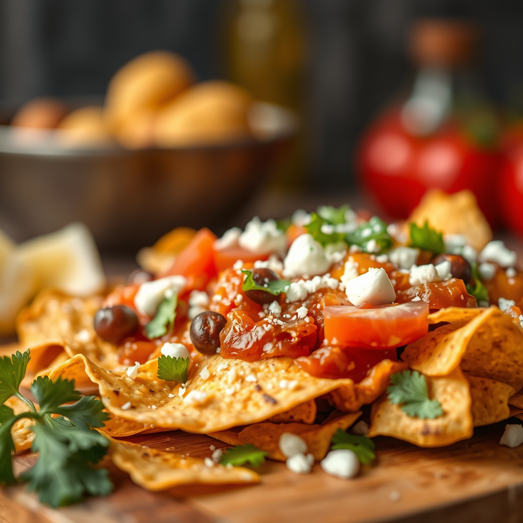 Ingredients - healthy nacho recipe