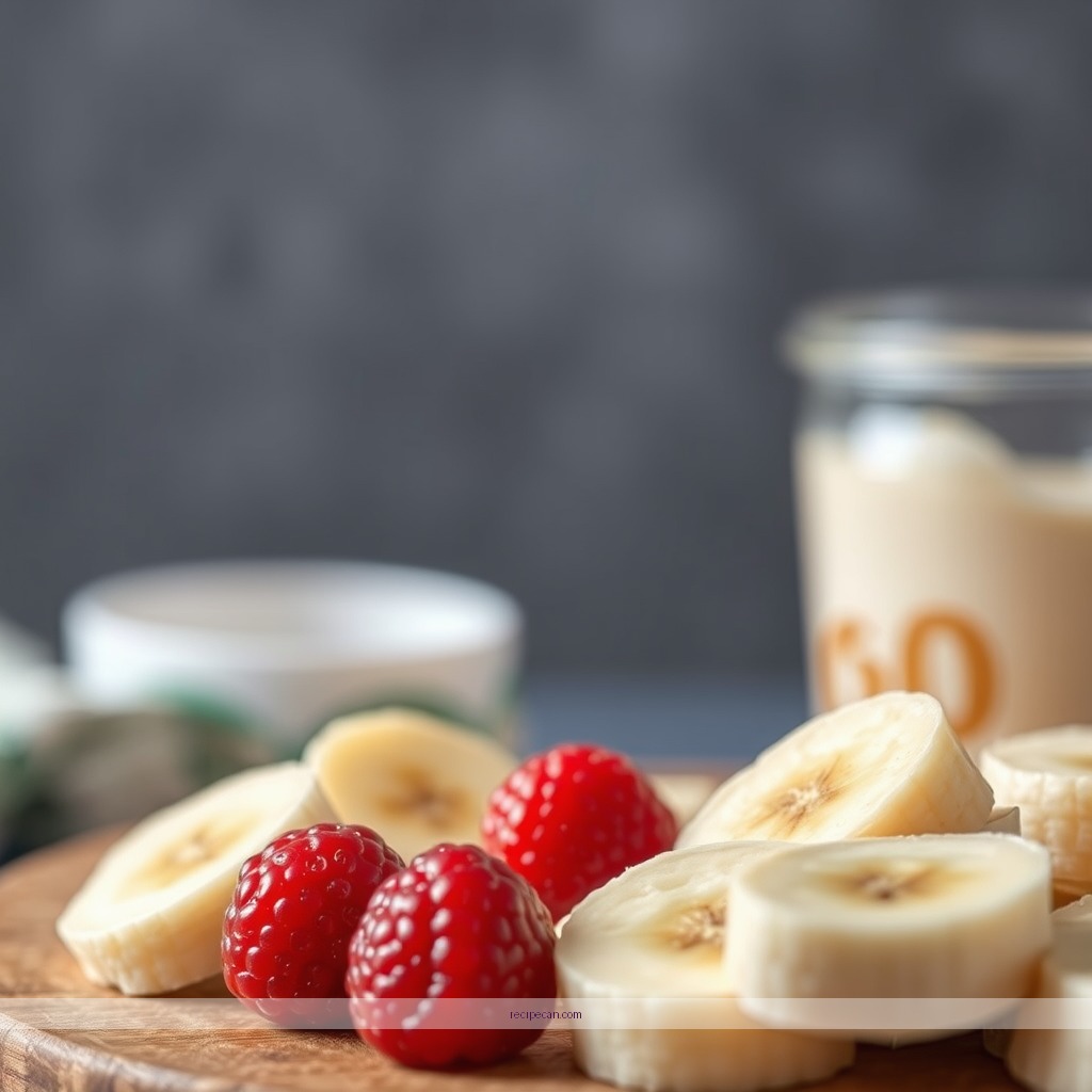 Ingredients - recipe for banana trifle