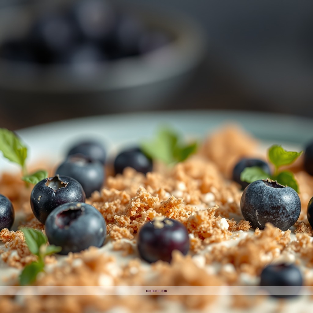 Ingredients - recipe for blueberry trifle