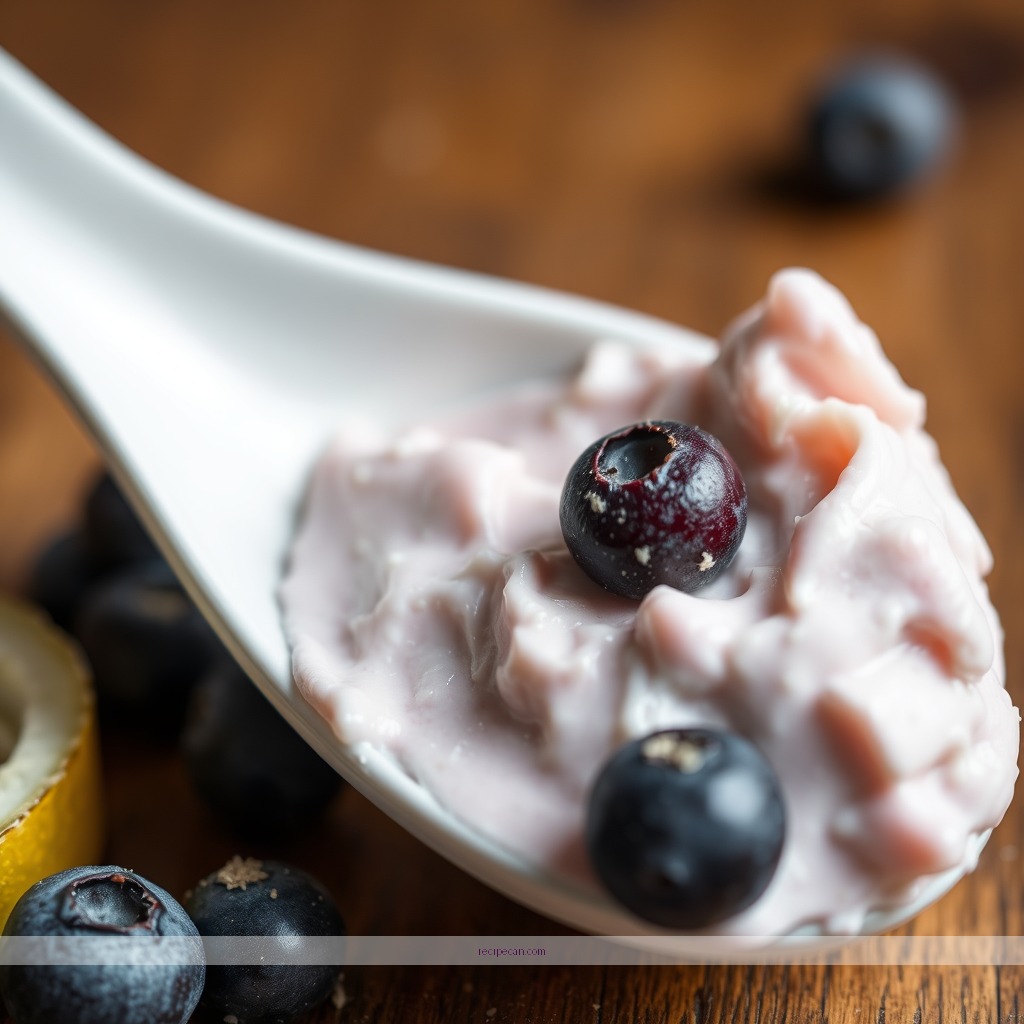 Ingredients - recipe for lemon blueberry trifle