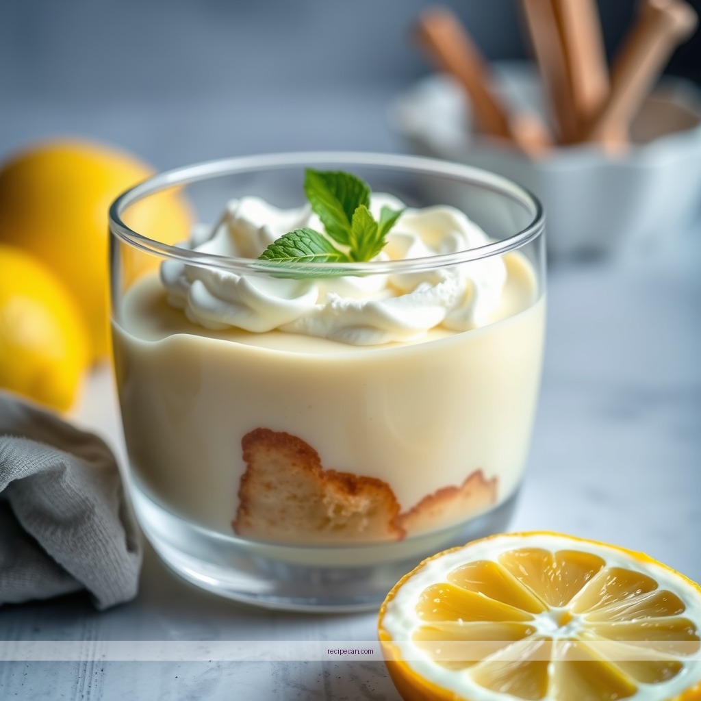 Ingredients - recipe for lemon trifle