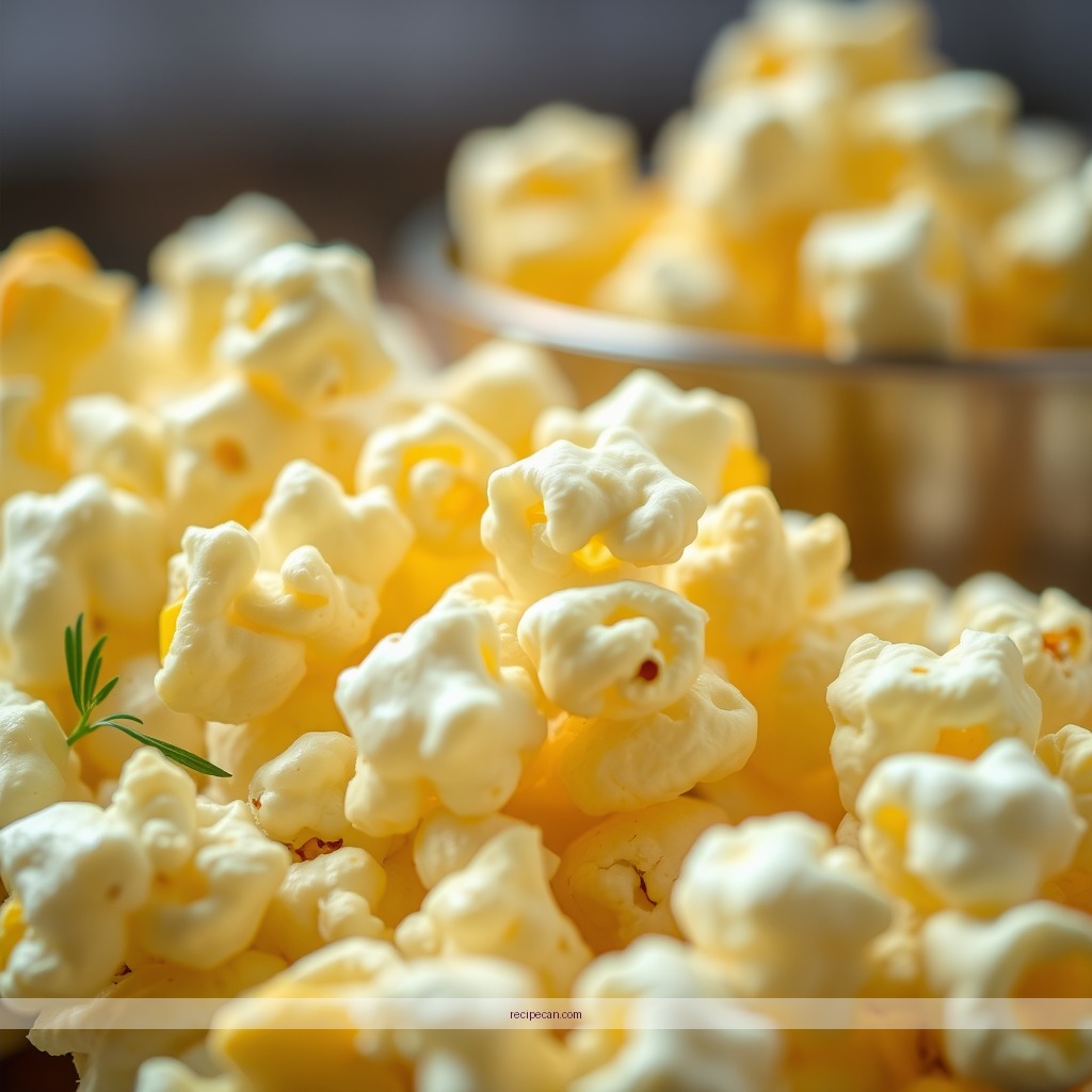 Ingredients - cheesy popcorn recipe