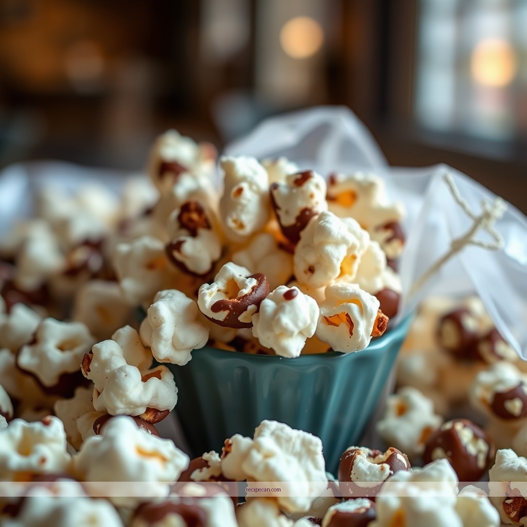 Ingredients - chocolate covered popcorn recipe