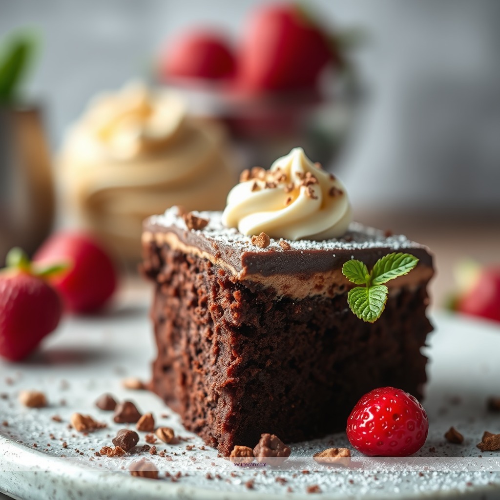 Ingredients - trifle recipe chocolate cake