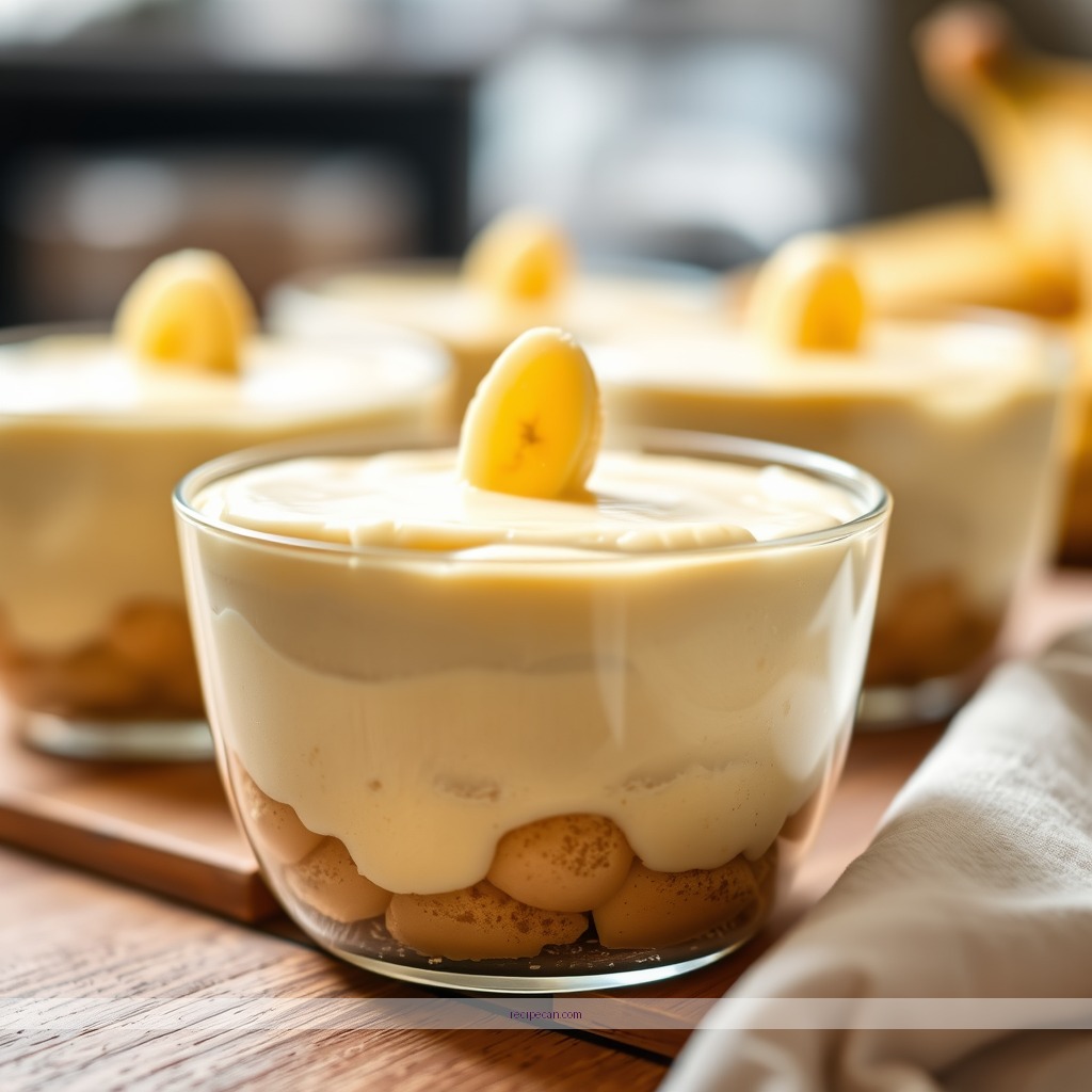 Ingredients - banana trifle pudding recipe