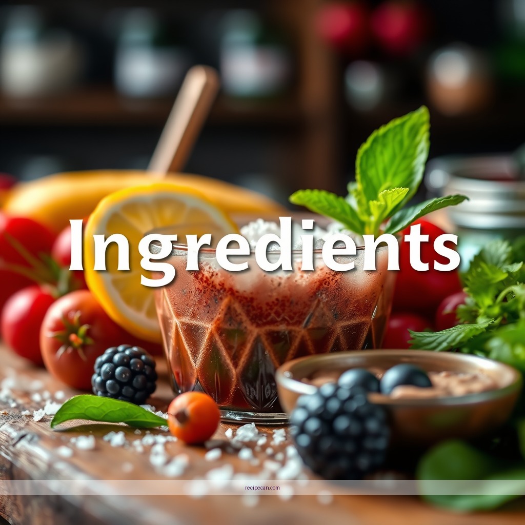 Ingredients - jungle juice recipe